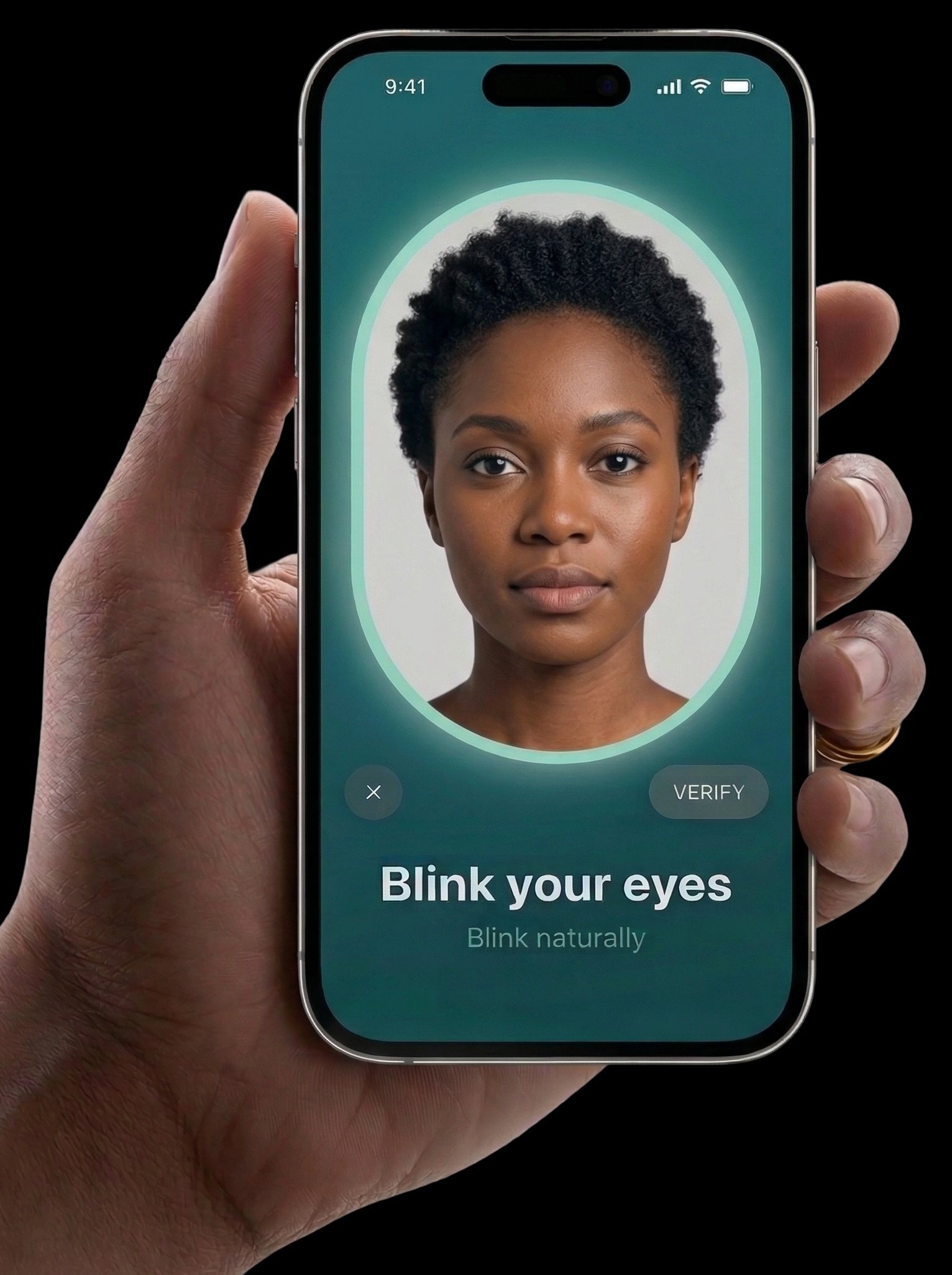 Biometric face verification on mobile app